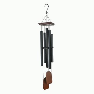 Windgong Symphonie Tunes Nature’s Melody, zwart, 120 cm