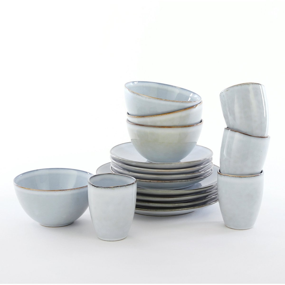 Servies set Tabo Grijs