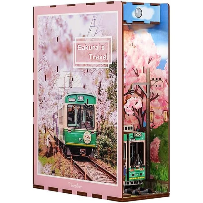 DIY book nook sakura’s travel bookend, 24,5 cm
