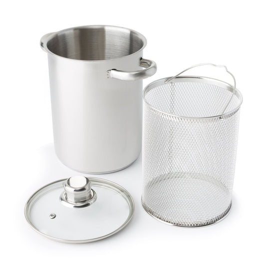 Imperial Kitchen asperge- en pastapan met inzet Ø 16 × 22 cm 4 liter