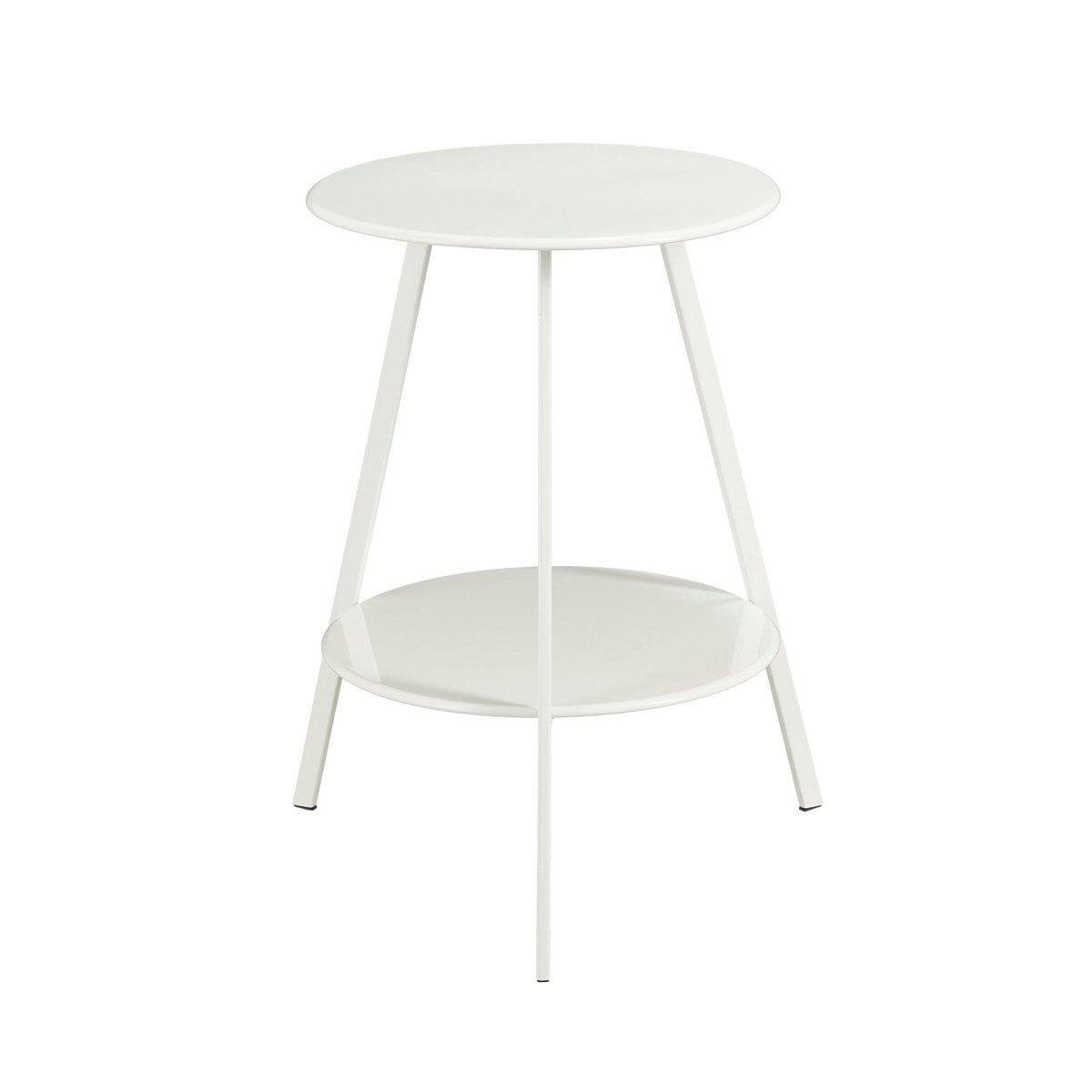 Witte bijzettafel Seattle Ø46 cm