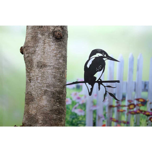 Boomdecoratie ijsvogel silhouet