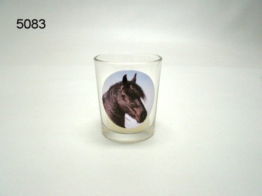 Fries paard, sfeerlichtje met kaars