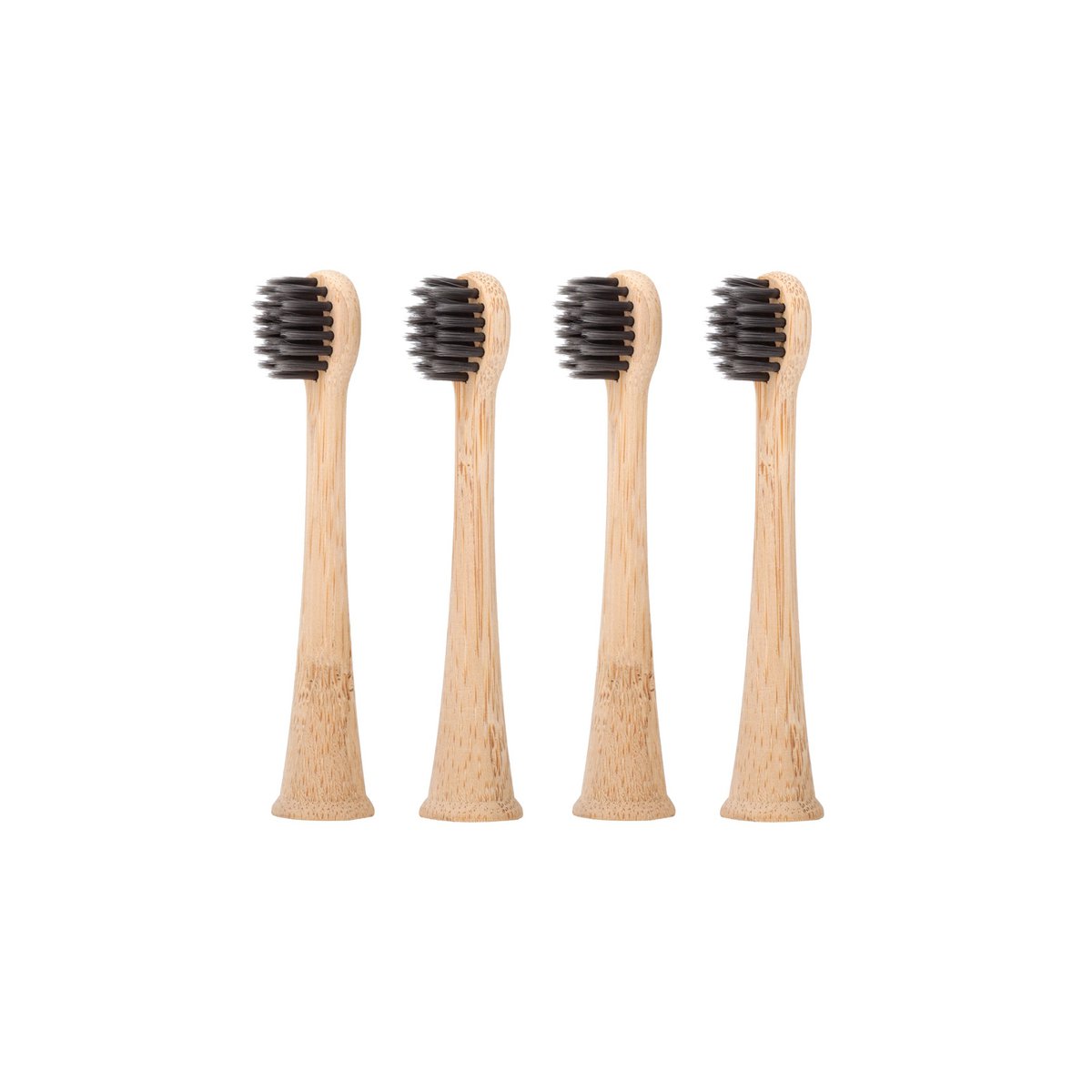 Bamboe Sonicare opzetborstels voor volwassenen met actief houtskool, 4 stuks