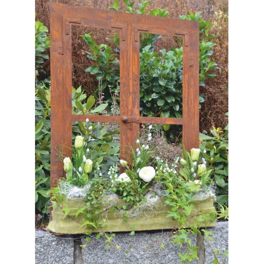 Decoratieraam van roestmetaal, 45 of 80 cm