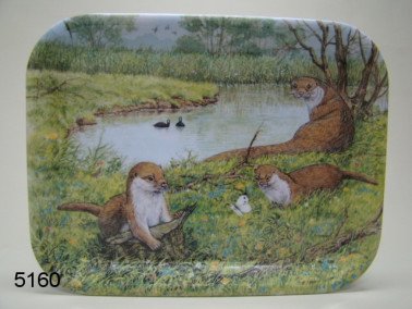 Otter dienblad middel