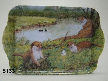 Otter dienblad klein