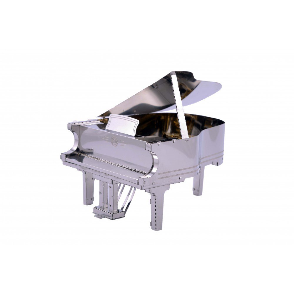 DIY 3D metalen muziekdoos Grande Pianola, 15 x 12 x 13,4 cm