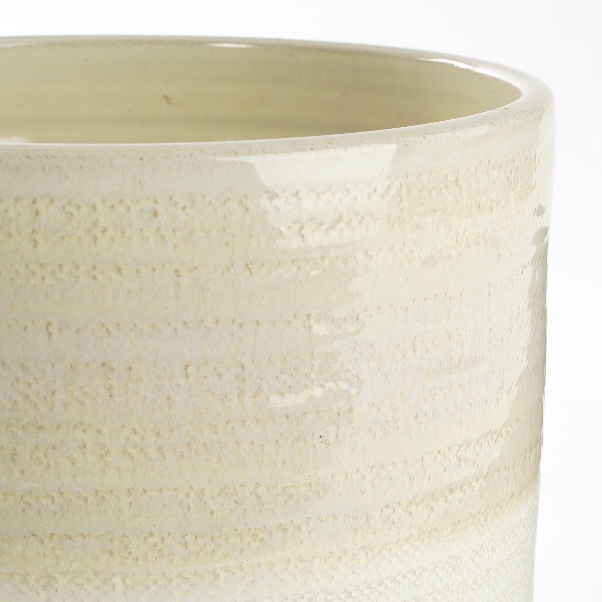 Olof bloempot, beige, 20 × Ø 22 cm