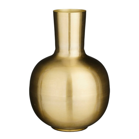 Mica Decorations Dara Vaas – Metaal Goud (H42 x Ø28 cm)