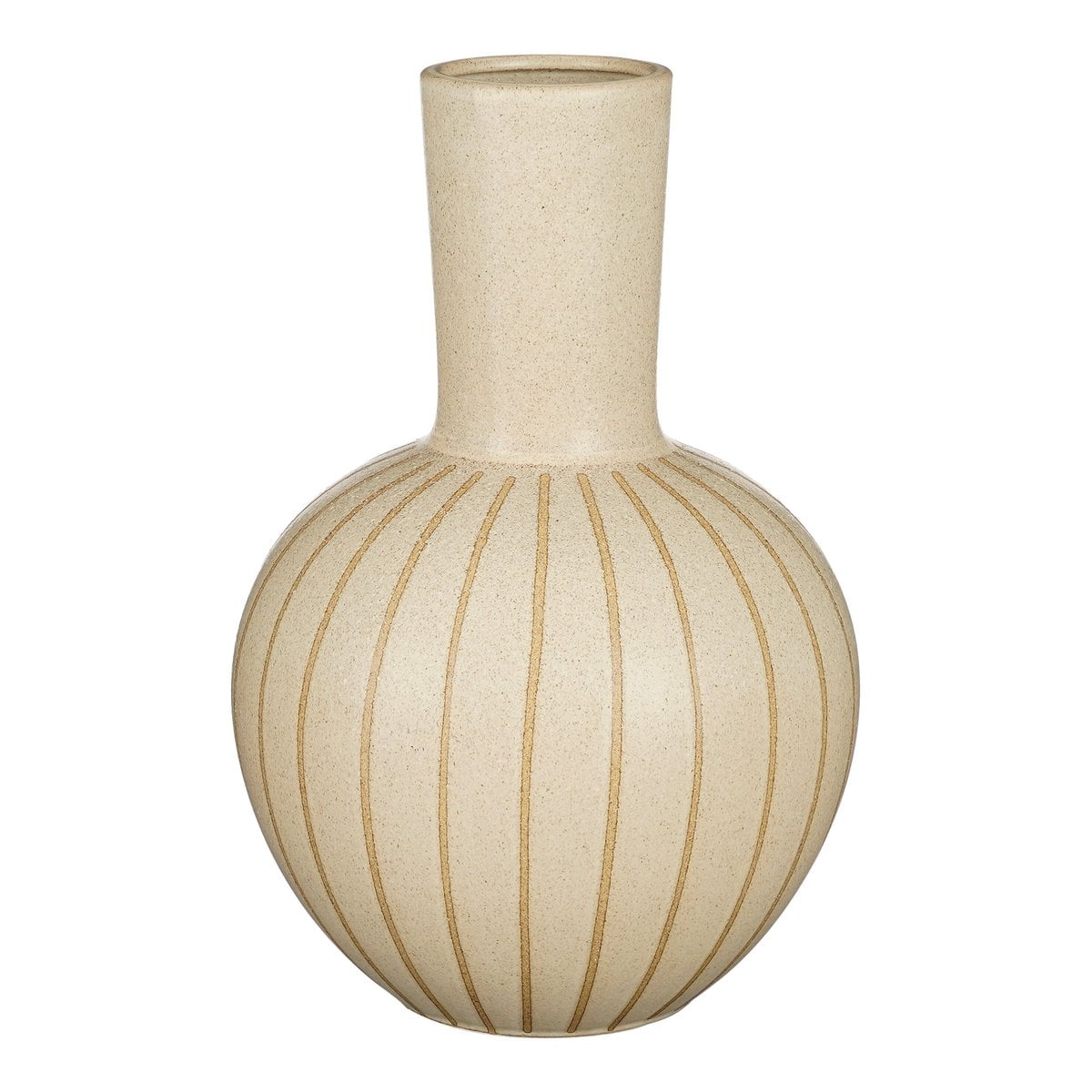 Mica Decorations Holm Vaas – Keramiek Beige (H42 x Ø28 cm)