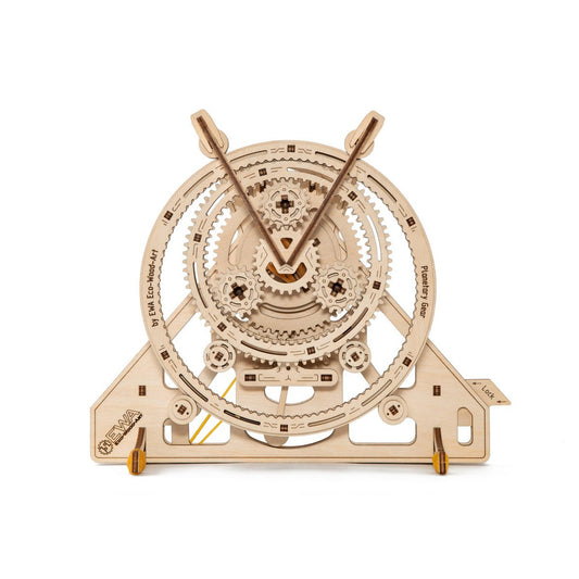 DIY houten mechanische puzzel Planetary Gear, 11,8 x 24,7 x 20,4 cm