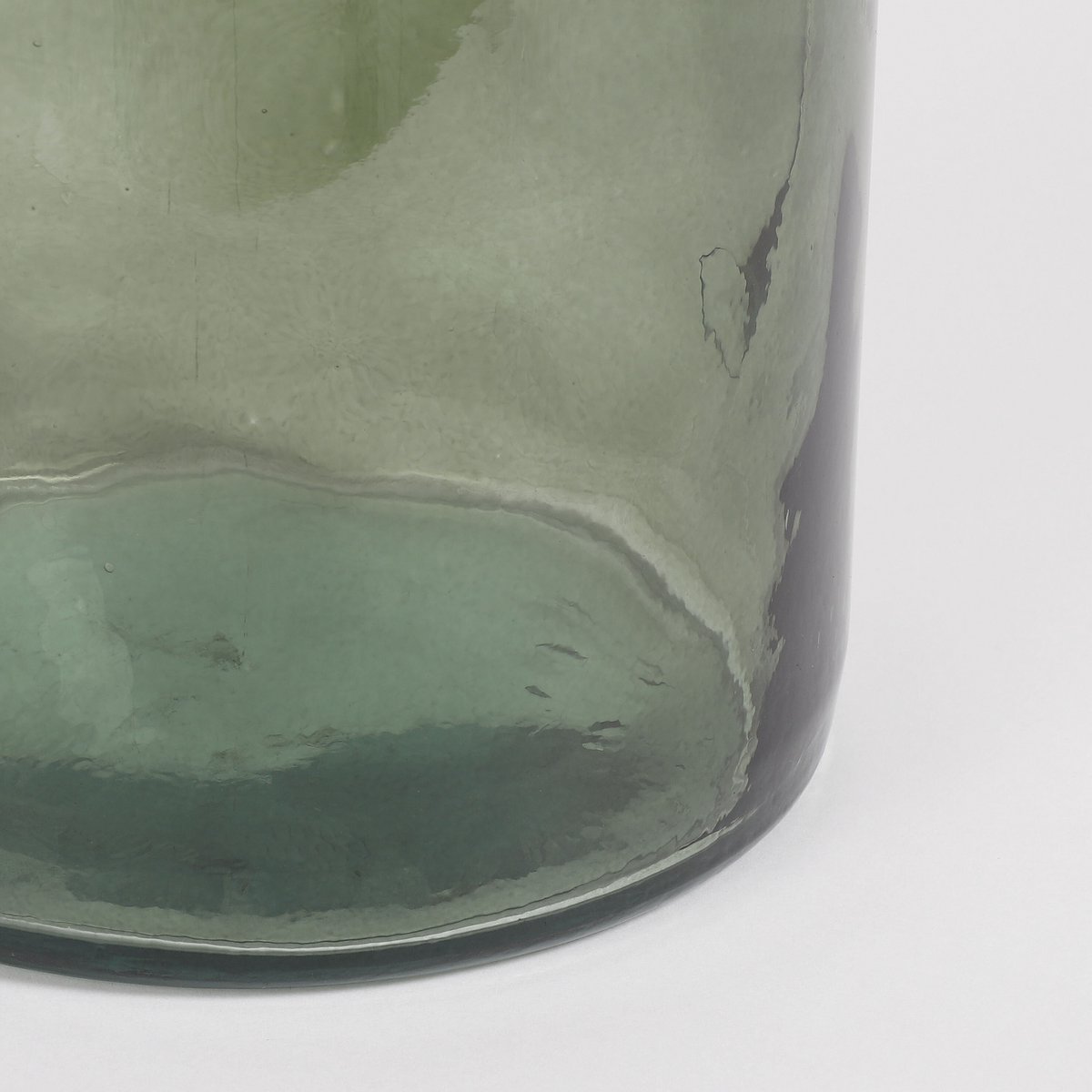 Mica Decorations Rioja Flesvaas – Gerecycled Glas Grijsgroen (H50 x Ø15 cm)