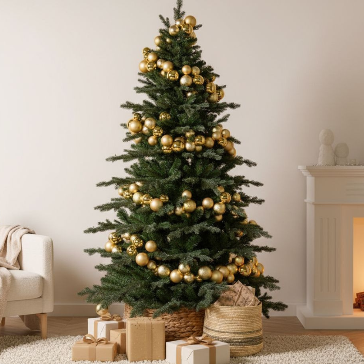 Sherwood kunstkerstboom deluxe, 230 cm
