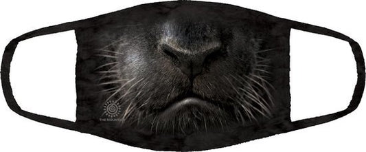 Black panther face niet-medisch mondmasker