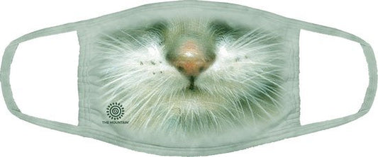 Grey kitten face niet-medisch mondmasker