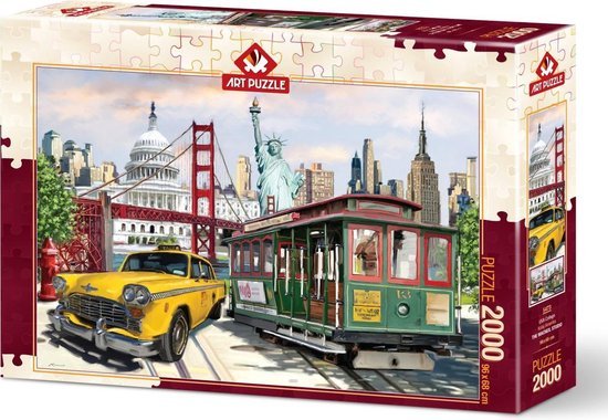 USA Collage legpuzzel, 2000 stukjes
