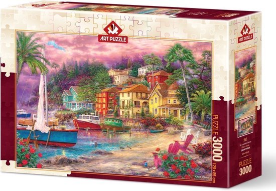 On lavender shores legpuzzel, 3000 stukjes