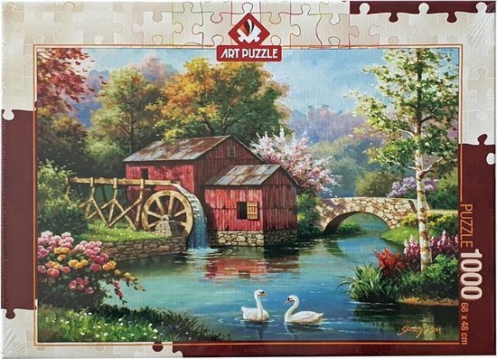 The old red mill, legpuzzel 1000 stukjes