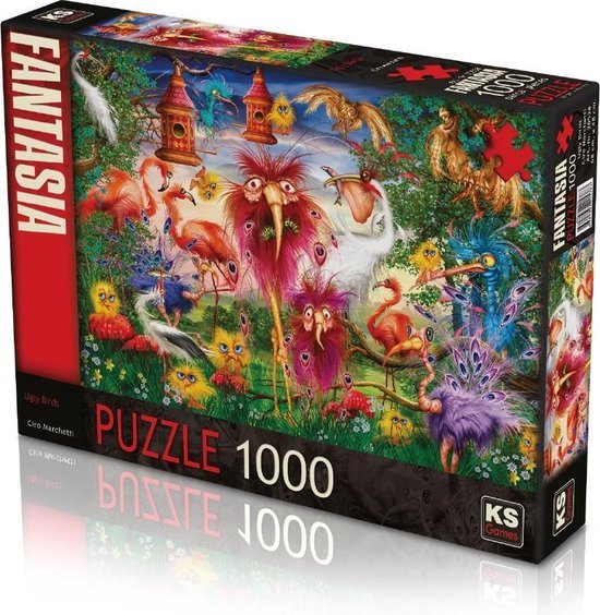 Ugly Birds, legpuzzel 1000 stukjes