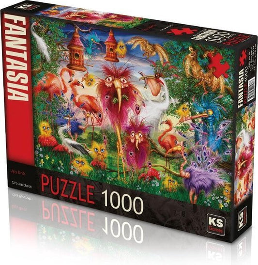 Ugly Birds, legpuzzel 1000 stukjes