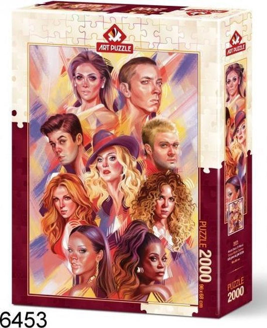 World Music Stars legpuzzel, 2000 stukjes
