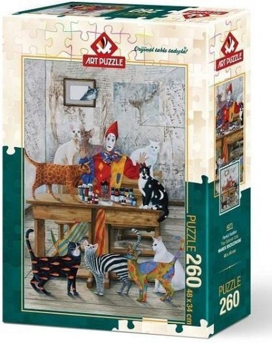 The coloured cats legpuzzel, 260 stukjes