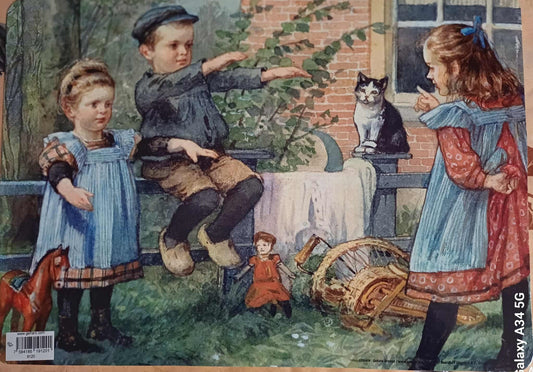 Ot en Sien: de wijze poes placemat