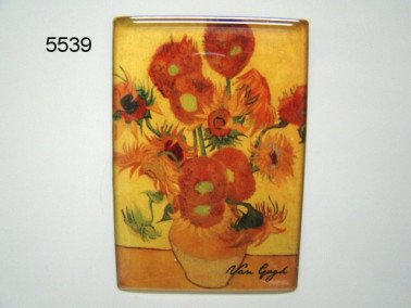 Van Gogh magneet, zonnebloemen