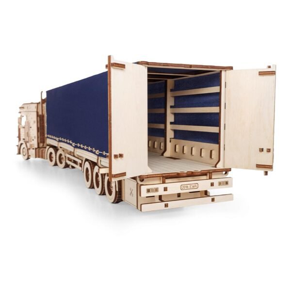 3D mechanische oplegger Road King met dekzeil 57,4 × 12,3 × 17,1 cm – 286 stukjes