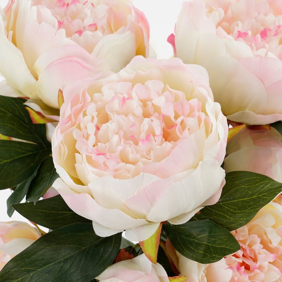 Pioenrozen boeket, roze, 55 cm