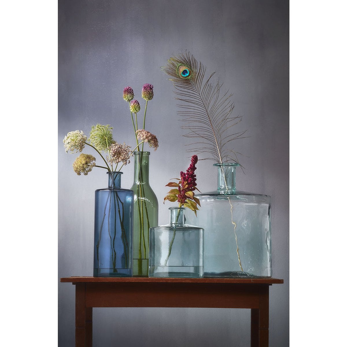 Mica Decorations Guan Flesvaas – Glas (H26 x Ø21 cm)