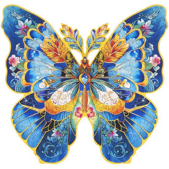 Robotime Morpho houten legpuzzel vlinder 200 stukjes