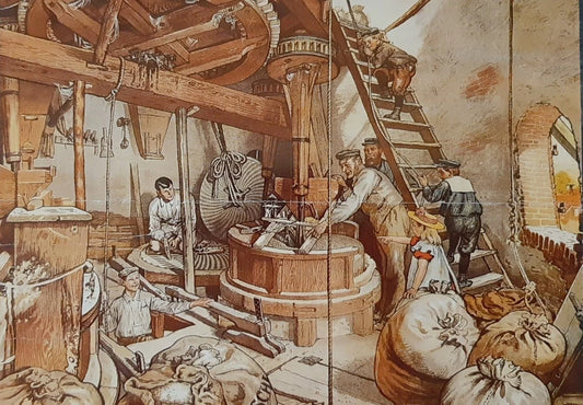 Landleven, de molenaar ansichtkaart