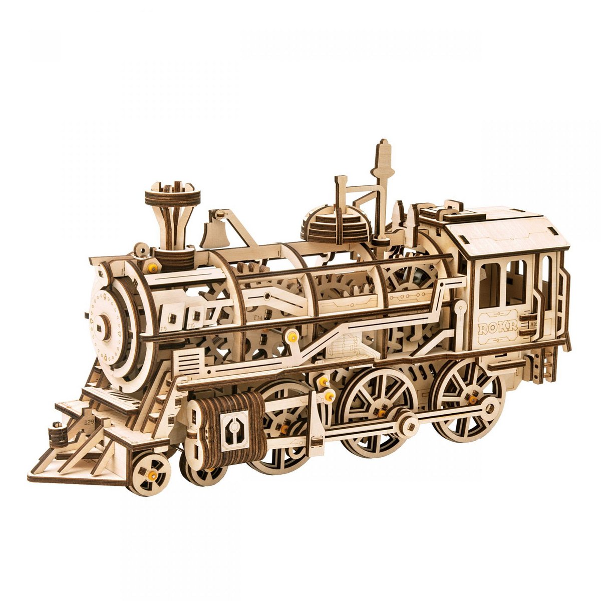 3D houten puzzel locomotief 37 × 12 × 18,5 cm – 350 stukjes