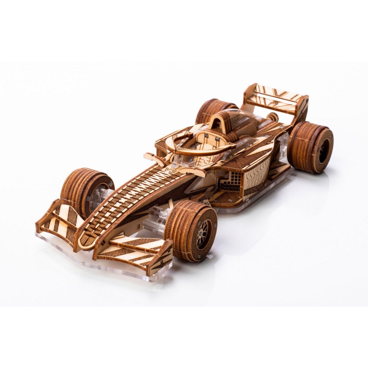 3D mechanisch modelbouw racer V3 17 × 7 × 4 cm – 223 stukjes