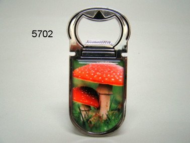 Paddenstoel flesopener met magneet