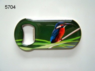 IJsvogel flesopener met magneet