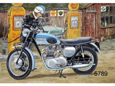 Triumph Bonneville wenskaart, 14 x 20 cm