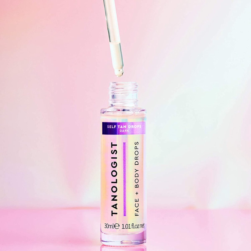 Tanologist zelfbruiningsdruppels, donker, 30 ml