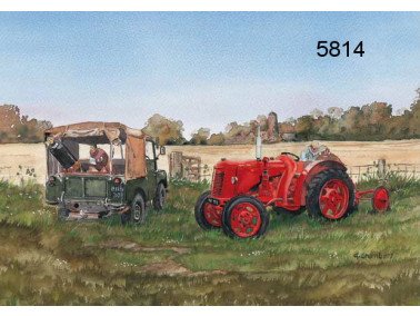 Field repair wenskaart, 14 x 20 cm