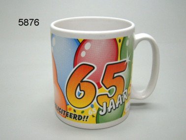 65 Jaar, mok