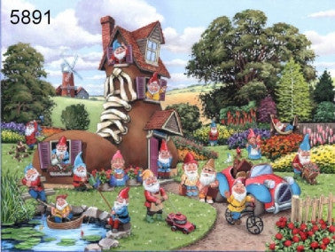 Gnome & away legpuzzel, 500 XL stukjes