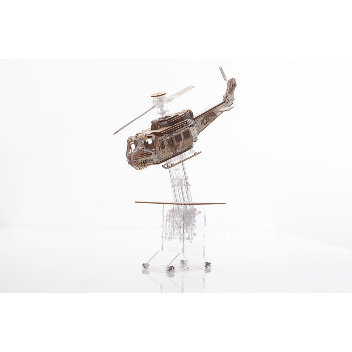 3D mechanisch modelbouw helikopter met standaard 35,8 cm – 122 onderdelen