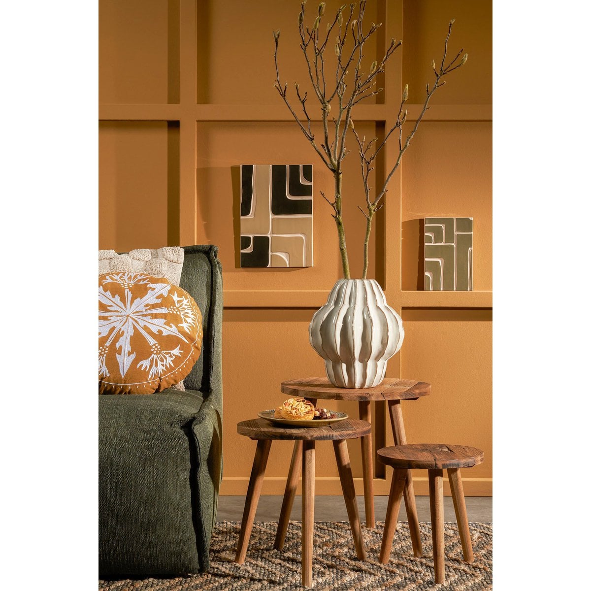 Vaas Altea off-white keramiek, 28 x 24,5 cm
