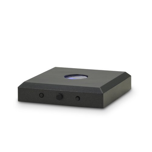 Vierkante LED lichtbasis, 5 LEDs, zwart