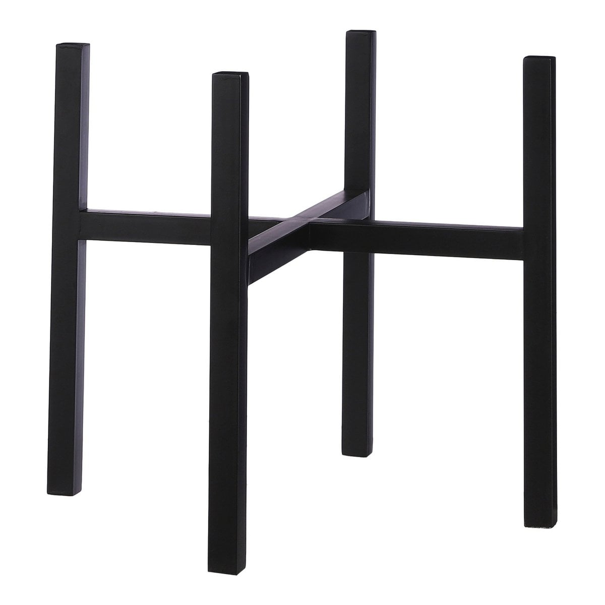 Ascot plantenstandaard, zwart, 45,5 × 45,5 × 40 cm