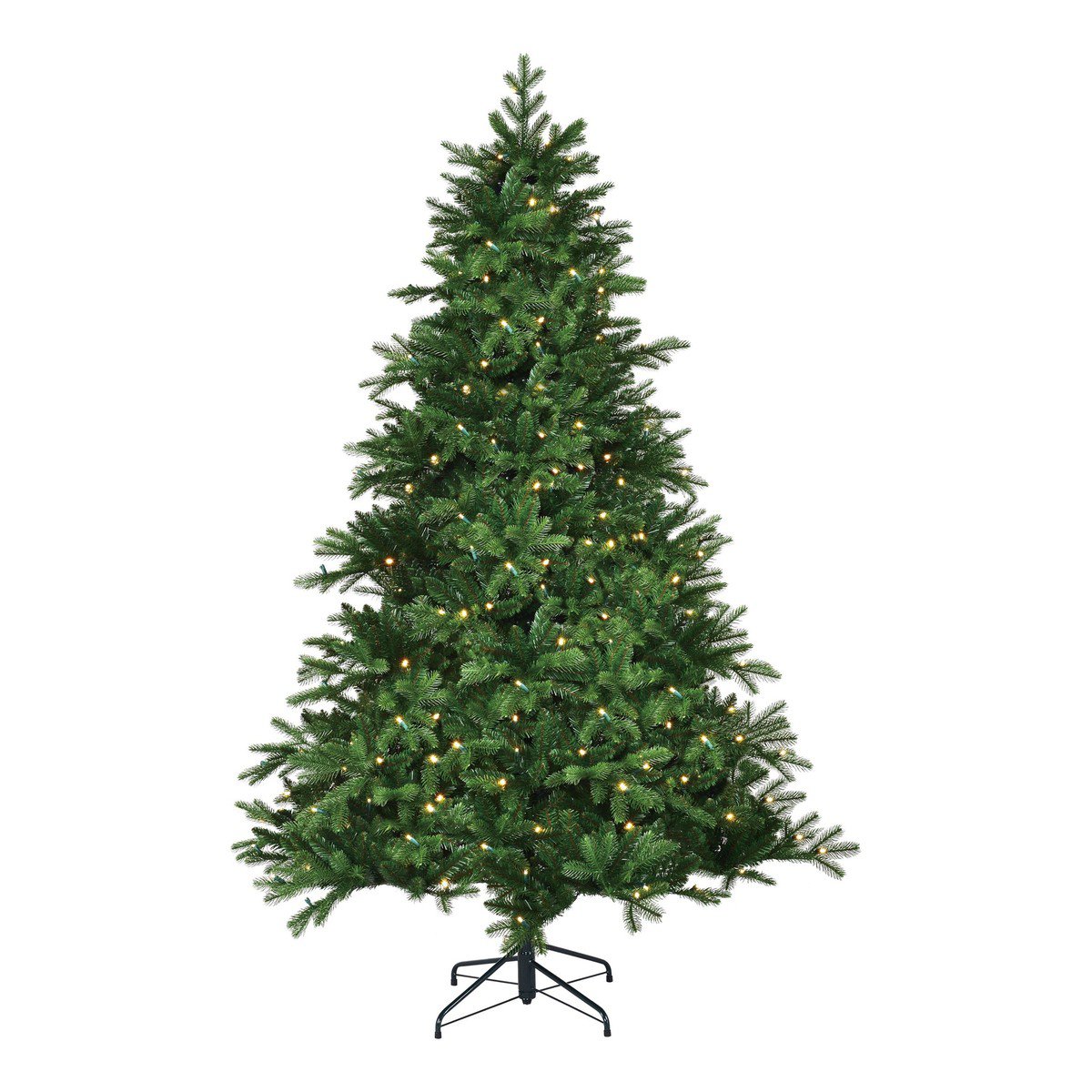 Brampton kunstkerstboom met LED-verlichting, 185 cm