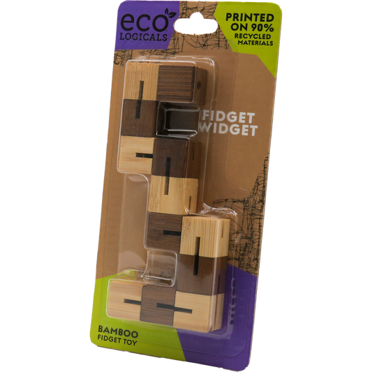 Breinbreker Fidget Widget bamboe puzzel