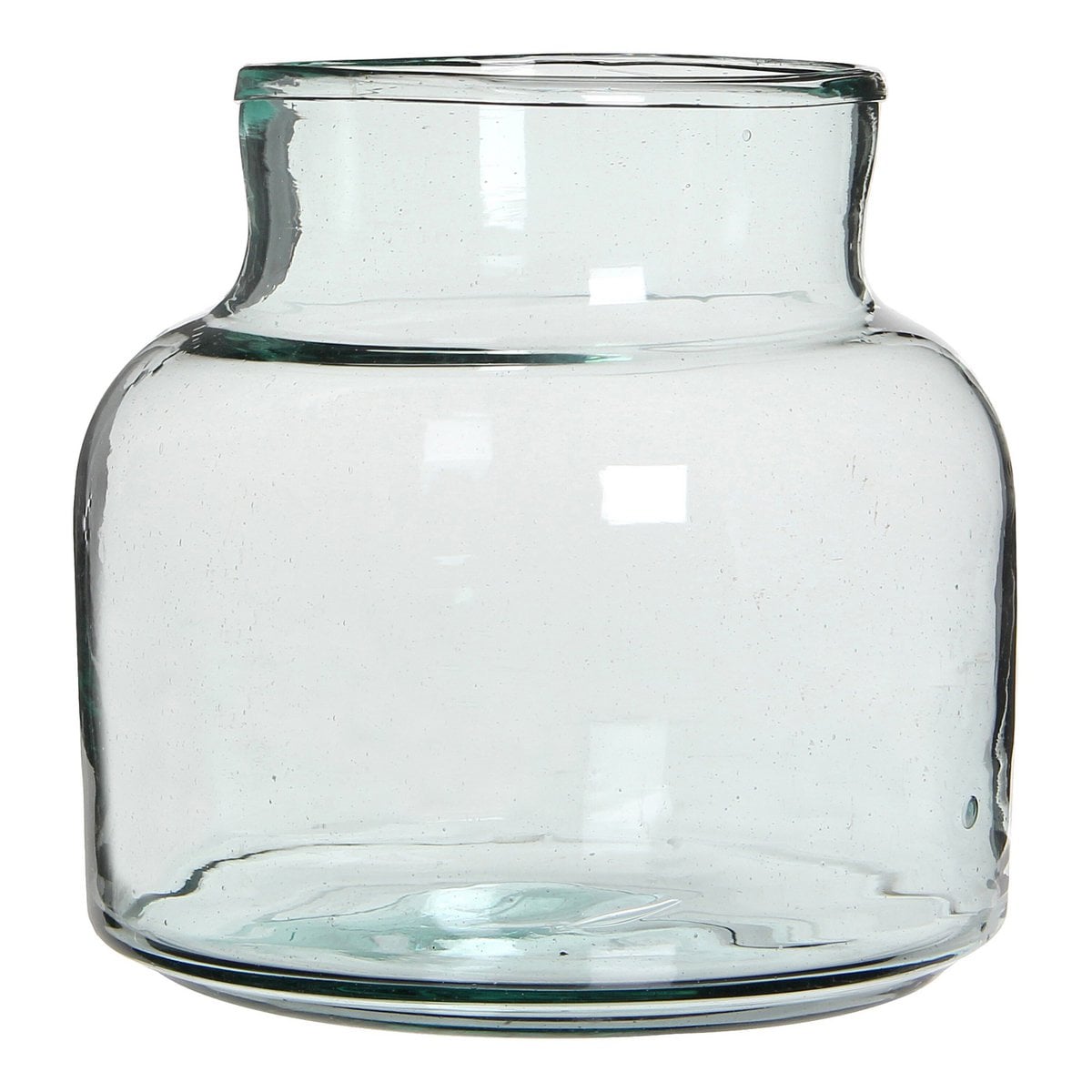 Mica Decorations Vienne Vaas – Gerecycled Glas Transparant (H20 x Ø21 cm)